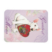 Bull Terrier Heart Mama Magnet (Horizontal)