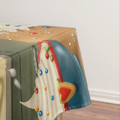 Bull Terrier Holiday Baking: Festliche Weihnachten Tischdecke (Beispiel)