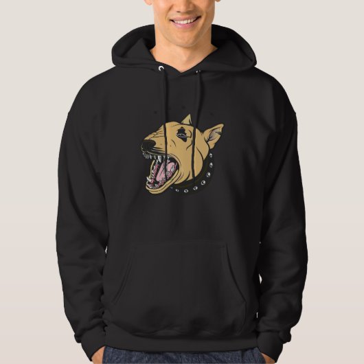 Bull Terrier Hoodie (Vorderseite)
