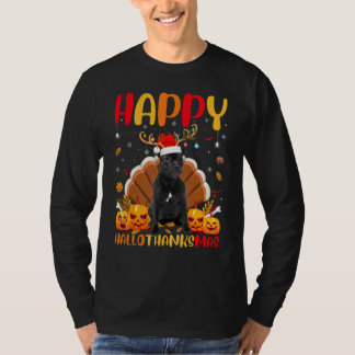 Bull Terrier Hund Bull Terrier Hellothanksmas 1 T-Shirt