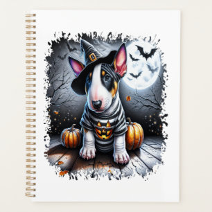 Bull Terrier Hund Halloween Planer