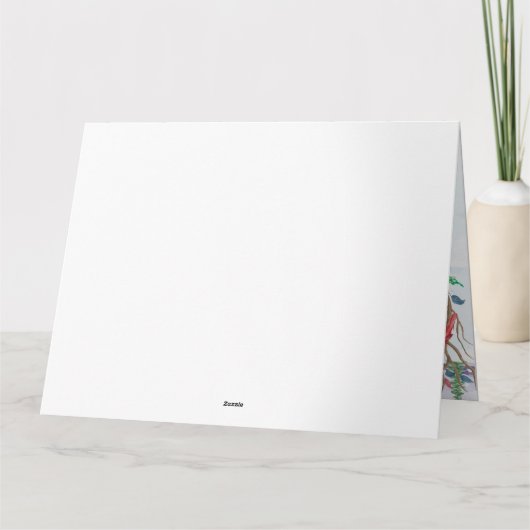 Bull Terrier Hund in Christmas Delivery LKW Schnee Karte (Rückseite)