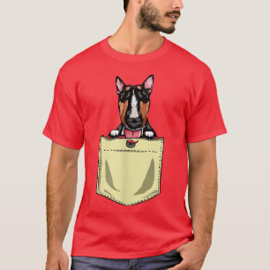 Bull Terrier Hund in der Pocket-Welpe T-Shirt