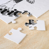 Bull-Terrier-Hund Puzzle (Seite)