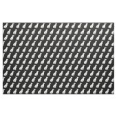 Bull Terrier Hund Silhouette Stoff (Fat Quarter (45,7 x 55,9 cm))