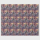 Bull Terrier Hund Valentinstag Geschenkpapier (Flach)