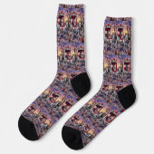 Bull Terrier Hund Valentinstag Socken (Linkes Detail)