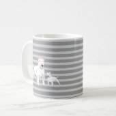 Bull Terrier Kaffeetasse (Vorderseite Links)