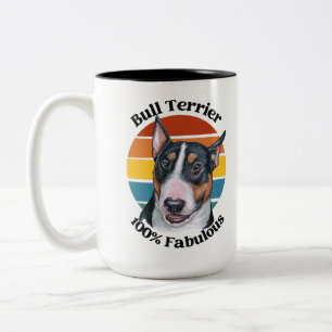 Bull Terrier komisches Zitat Zwei-Tone-Kaffee-Tass Zweifarbige Tasse