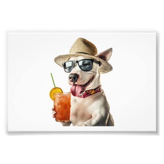 Bull Terrier Kopie Fotodruck (Vorne)