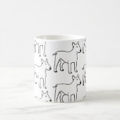 Bull Terrier Künstlerisch Coffee Tasse (Mittel)