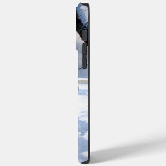 Bull Terrier Lass es Weihnachten schnee Case-Mate iPhone Hülle (Rückseite / Links)