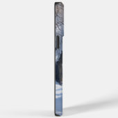 Bull Terrier Lass es Weihnachten schnee Case-Mate iPhone Hülle (Rückseite / Rechts)