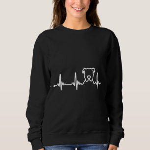 Bull Terrier Liebe Mops Liebe Dog Liebe Bull Terri Sweatshirt