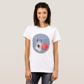 Bull Terrier Liebe T - Shirt (Vorne ganz)