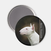 Bull Terrier Magnet (Vorderseite/Rückseite)