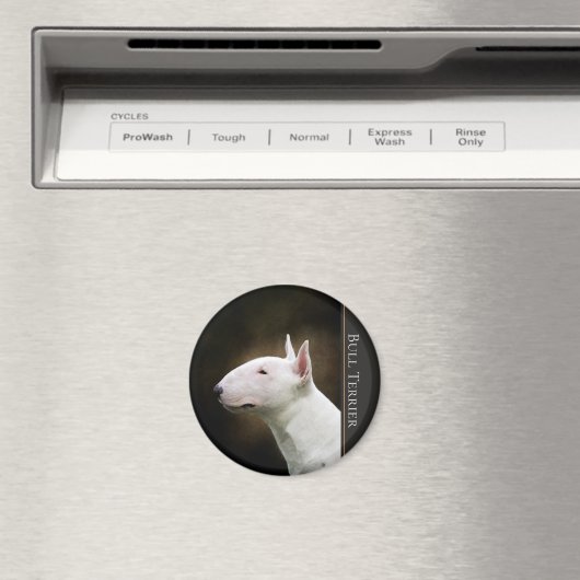 Bull Terrier Magnet (In Situ (Geschirrspüler))