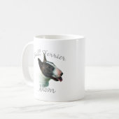 Bull Terrier Mama 2 Kaffeetasse (Vorderseite Links)