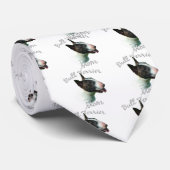 Bull Terrier Mama 2 Krawatte (Gerollt)