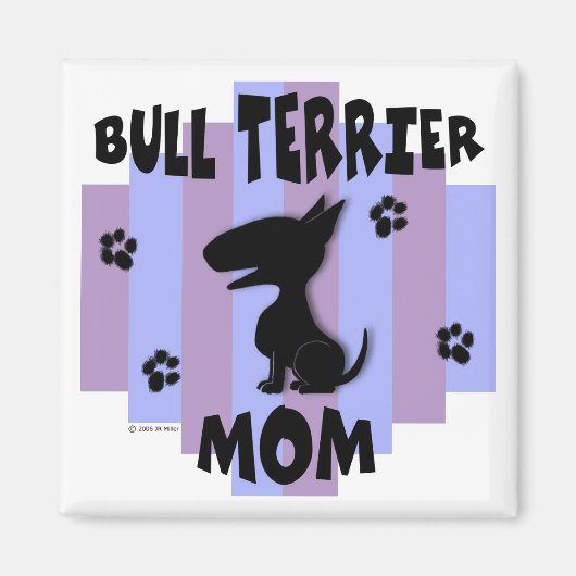 Bull Terrier Mama Magnet (Vorne)