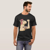 Bull Terrier Mama Tattoo, Gift Bully Mama Dog Eige T-Shirt (Vorne ganz)