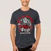 BULL TERRIER Martial Arts ElitE Tri-Blend Shirt (Vorderseite)