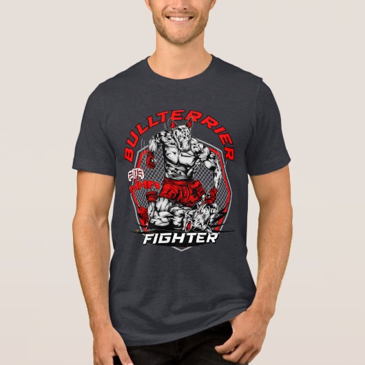 BULL TERRIER Martial Arts ElitE Tri-Blend Shirt (Vorderseite)