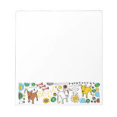 Bull Terrier Memo Pad Notizblock (Vorderseite)