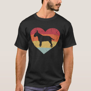 Bull Terrier Men Women Bull Terrier Dog Herz Vin T-Shirt