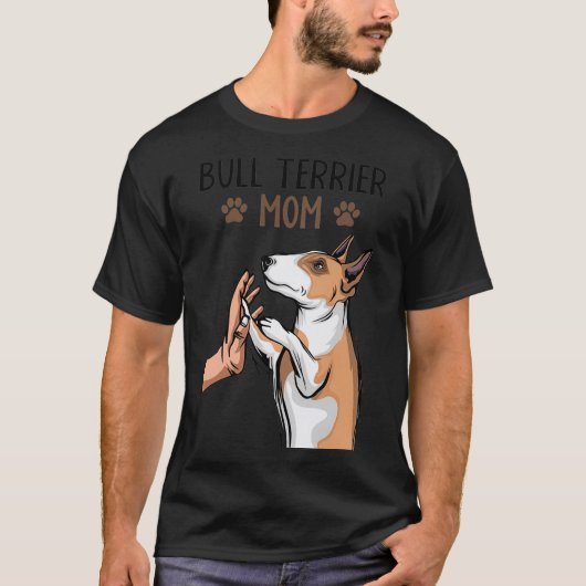 Bull Terrier Mom Dog Lover Pullover (Vorderseite)