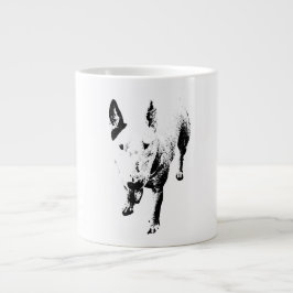 Bull Terrier Mug – Gritty Ink Style Jumbo-Tasse