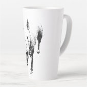 Bull Terrier Mug – Gritty Ink Style Milchtasse (Rechte Ecke)
