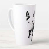 Bull Terrier Mug – Gritty Ink Style Milchtasse (Linke Ecke)