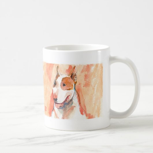 Bull Terrier Mug Kaffeetasse (Rechts)