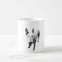 Bull Terrier Mug – Soulful Grit, Front and Center