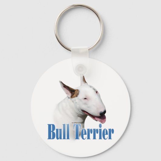 Bull Terrier Name Schlüsselanhänger (Vorderseite)