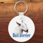 Bull Terrier Name Schlüsselanhänger (Vorderseite)