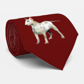 Bull Terrier Necktie Krawatte (Gerollt)