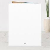 Bull Terrier on a Paddle: Ein Landschaftliches Abe Karte (Rückseite)