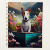 Bull Terrier on a Paddle: Ein Landschaftliches Abe Planer (Vorderseite)