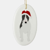 Bull Terrier Ornament (Rechts)