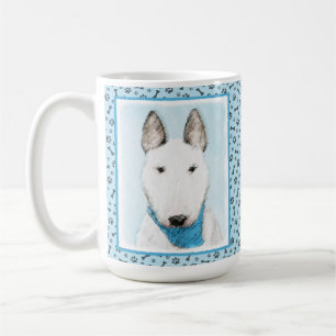 Bull Terrier Painting - Niedliche Original Dog Art Kaffeetasse