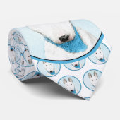 Bull Terrier Painting - Niedliche Original Dog Art Krawatte (Gerollt)