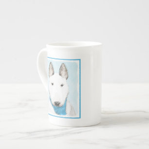 Bull Terrier Painting - Niedliche Original Dog Art Porzellantasse