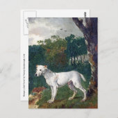 Bull Terrier Painting - Vintage Kunst Postkarte (Vorne/Hinten)