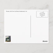 Bull Terrier Painting - Vintage Kunst Postkarte (Rückseite)