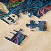 Bull Terrier Paper Quilling Art Dog Portrait Puzzle (Seite)