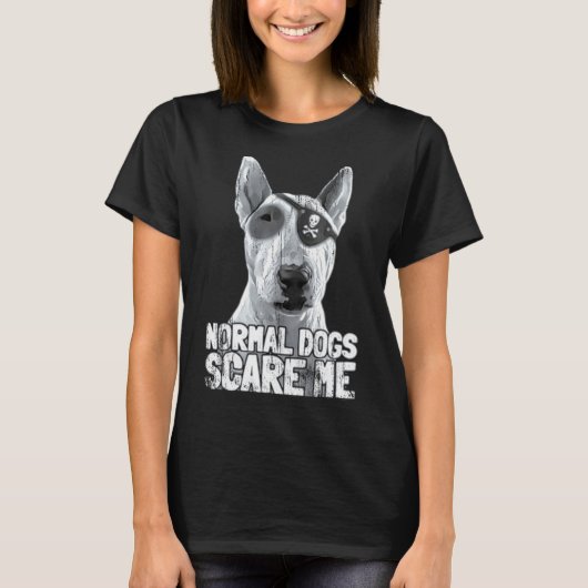 Bull Terrier Pirat T-Shirt (Vorderseite)