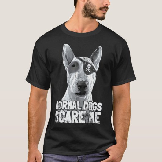 Bull Terrier Pirat T-Shirt (Vorderseite)