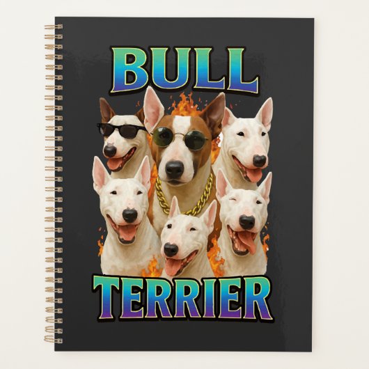 Bull Terrier Planer (Vorderseite)